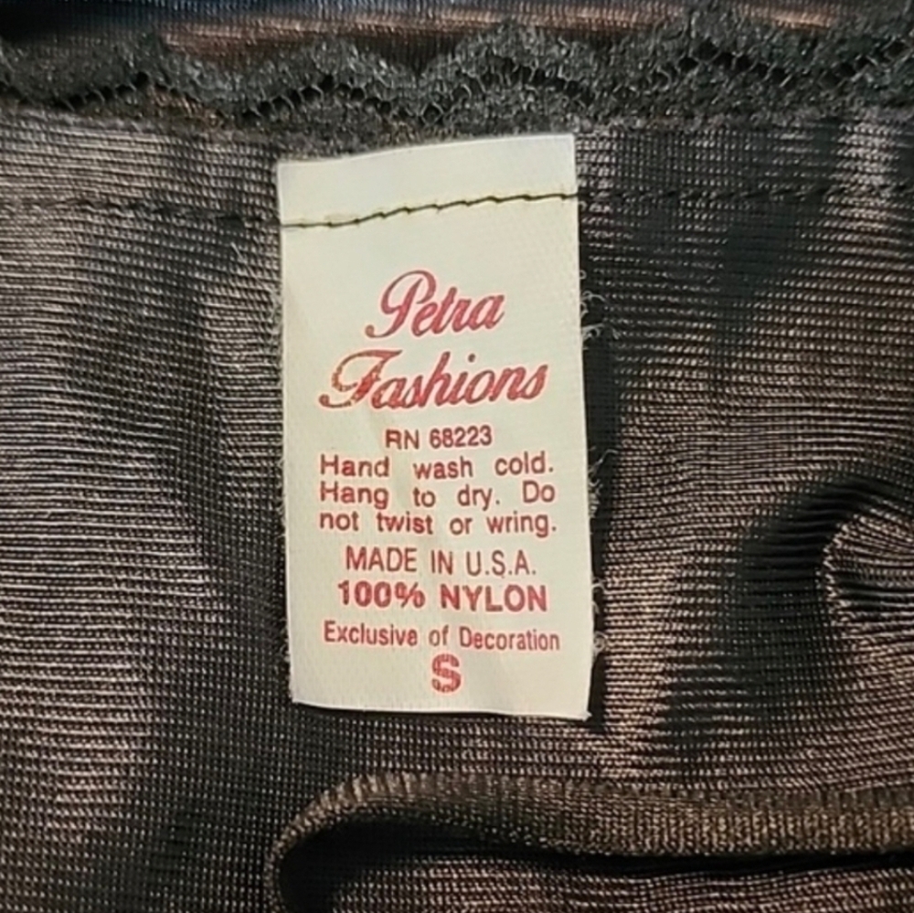 Petra Fashions Slip Dress Lingerie Lace Bodice Purple Size S - Picture 10 of 11